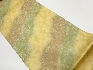 引箔道長取模様全通袋帯